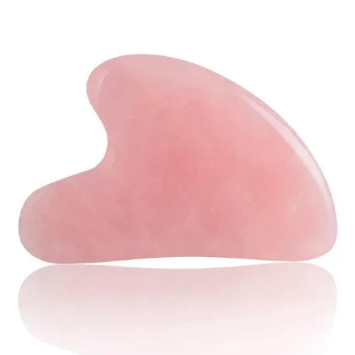 Jade Pink Quartz Guasha for Facial massage