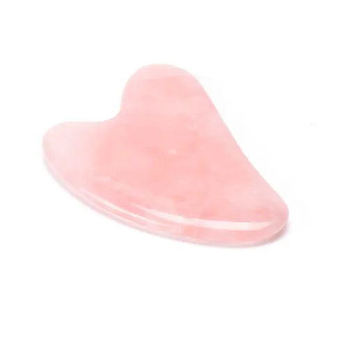 Jade Pink Quartz Guasha for Facial massage