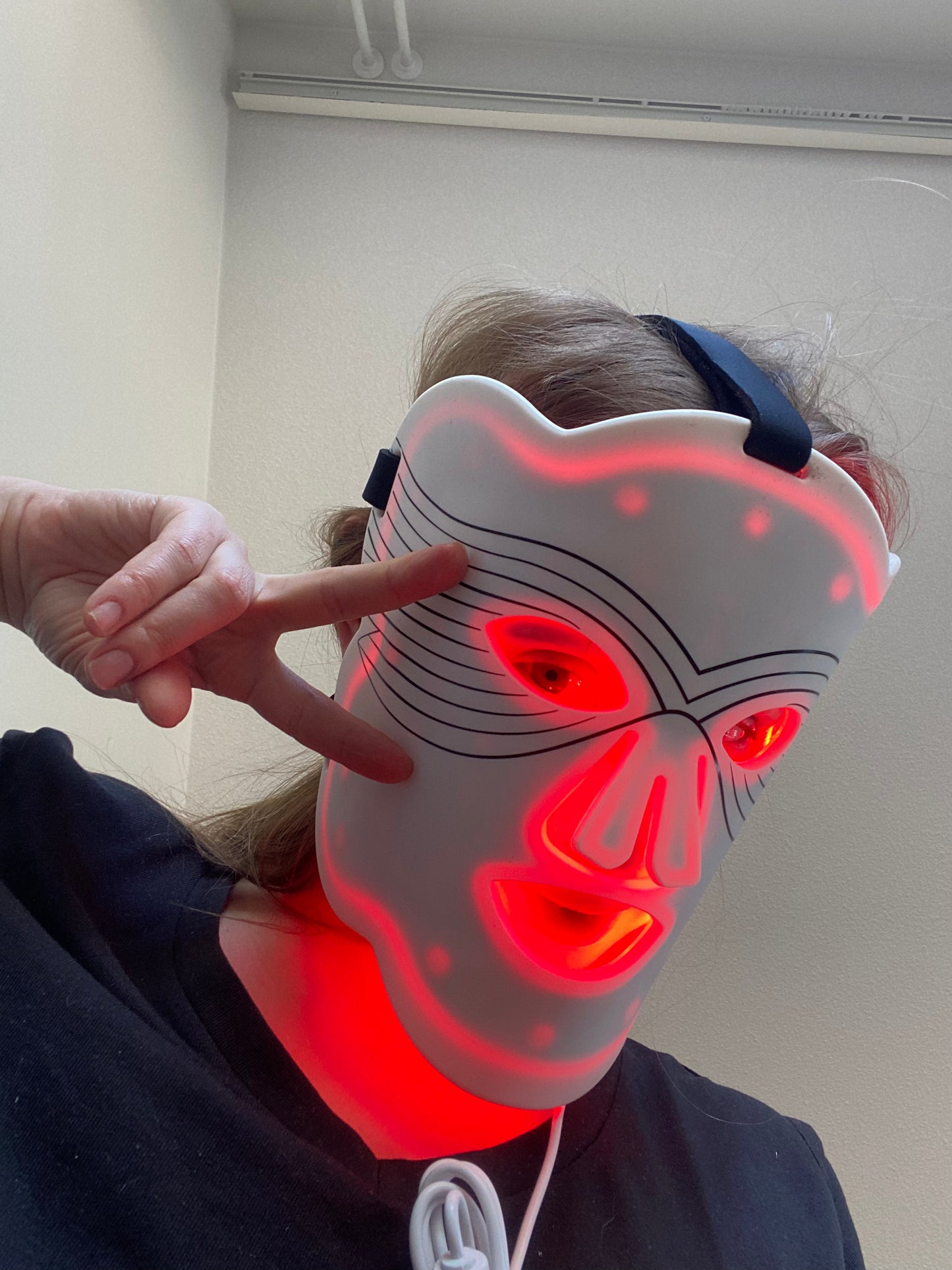 Anti-aging Rejuvenating Face and Neck NIR Red LED mask