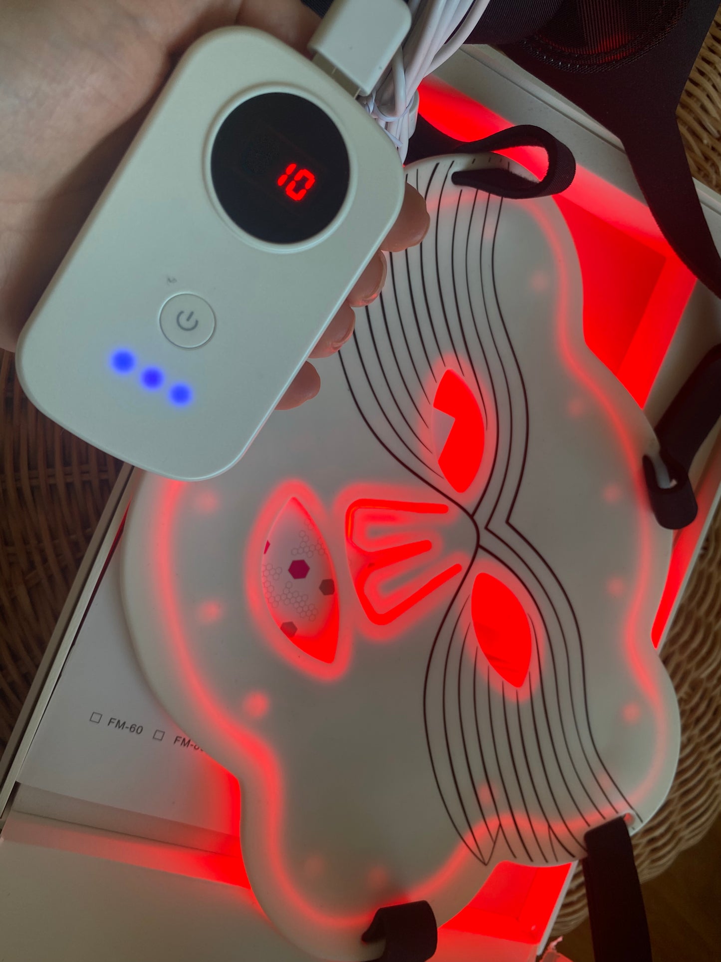 Anti-aging Rejuvenating Face and Neck NIR Red LED mask